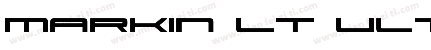 Markin LT Ultra Bold Italic字体转换